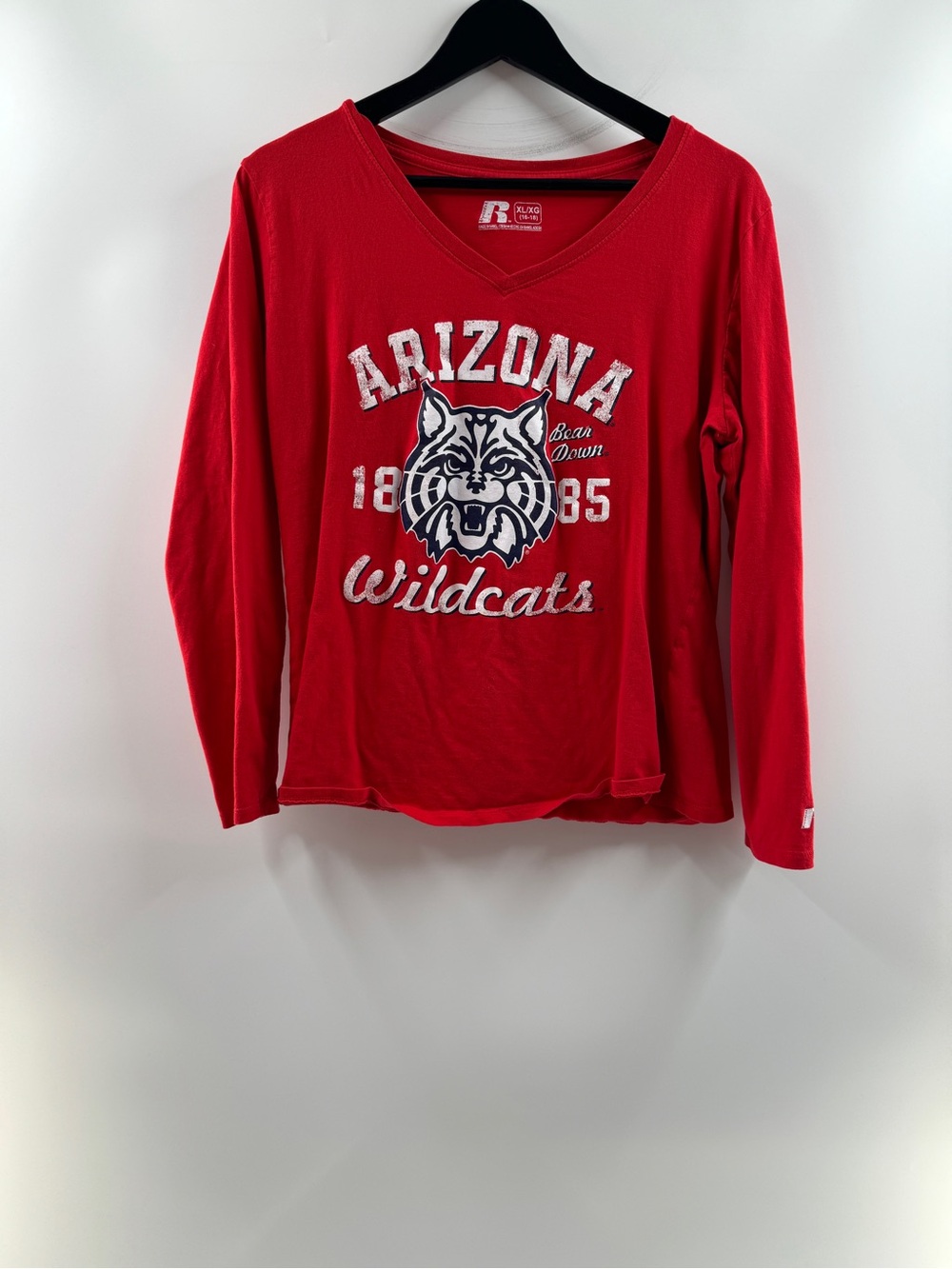 Russell Arizona Wildcats Red Long Sleeve Graphic Shirt – Women’s XL
